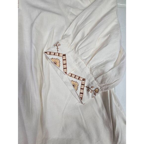 Knox Rose Ivory Ambrodered Blouse 3X - Picture 3 of 3